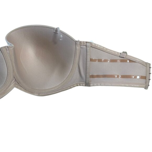 NEW Vanity Fair Strapless Bra Nude 38D Converts to 5 Bras Stretch Smoothing - Picture 11 of 13